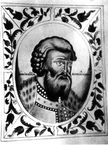 Великий князь Всеволод Юрьевич Большое Гнездо Портрет из Титулярника 1672 г - фото 9