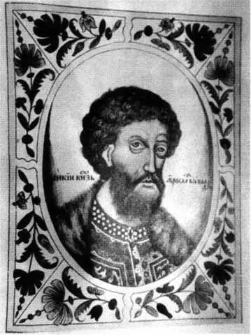 Великий князь Ярослав Всеволодович Портрет из Титулярника 1672 г Шлем - фото 10