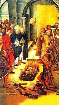 Инквизиторы сожгли множество книг которые считали языческими то есть вредными - фото 42