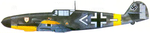 Bf10914 гауптмана Курта Брендля Тусов август 1942 г Bf 109F4 - фото 160
