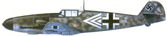 Bf 109F4 гауптмана Франца Гана Мицил Румыния январь 1943 г Bf 109F7 - фото 163