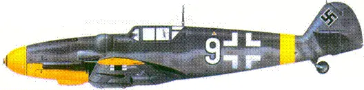 Bf 109G6 лейтенанта Гюнтера Йостена Бобруйск весна 1944 г Bf 109F - фото 169