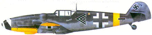 Bf 109G6 гауптмана ГI ерхарда Баркхорна ХарьковЮг август 1043 г Bf - фото 174