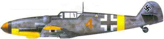 Bf 109G6 оберфельдфебеля Рудольфа Тренкеля Полтава июль 1943 г Bf - фото 175