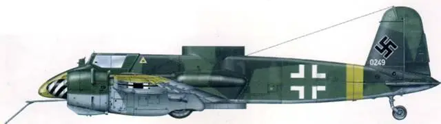 Экспериментальный противотанковый Hs 129В 2 с системой Fostersonde весна - фото 152