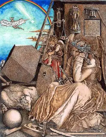 Меланхолия I 1514 ГДДС Флоренция Меланхолия была одной из четырёх - фото 4