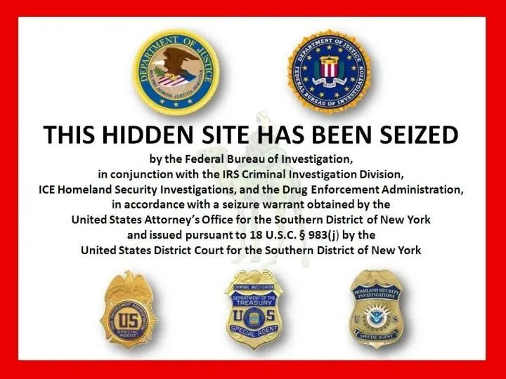 Сейчас на сайте Silk Road красуется стандартное уведомление ФБР об изъятии - фото 95