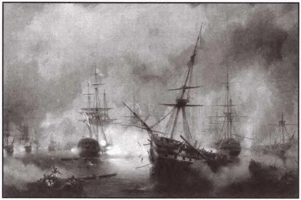 ИК Айвазовский Морское сражение при Наварине 8 октября 1827 г А Рыкачев - фото 23