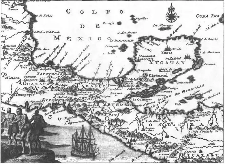 Карта Юкатана и Гондурасского залива XVII в Адмирал сэр Дж Рук Художник - фото 14