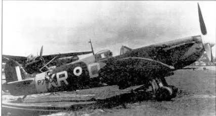 Спитфайр Mk II Р7308 из 71й эскадрильи Хаукинг 27 августа 1941 г На этом - фото 119