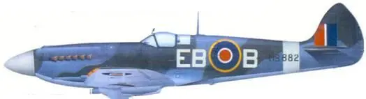 LF Mk XII флайтлейтенанта Дональда Смита апрель 1944 г Mk XIVE - фото 99