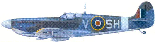 Mk IXC скуадронлидера Уилфреда ДунканСмита август 1942 г Mk IXC - фото 101