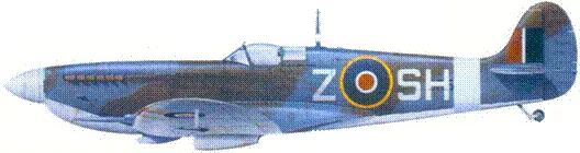 Mk IXC пайлотофицера Дональда Кингэби июль 1942 г F Mk VIII - фото 102