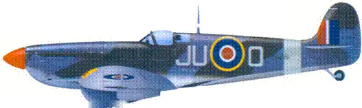 Mk IX флэгофицера Ирвинга Кеннеди сентябрь 1943 г F Mk VII флэгофицера - фото 106
