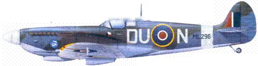 HF Mk IX флайтлейтенанта Отто Смика сентябрь 1944 г Mk IX - фото 115