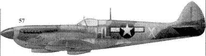 57 Спитфайр Mk VIII HLX лейтенанта Лилэнда Моллэнда 308я истребительная - фото 172