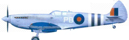 Мк VII уингкоммендера Питира Брозерса июнь 1944 г LF Mk IX - фото 90