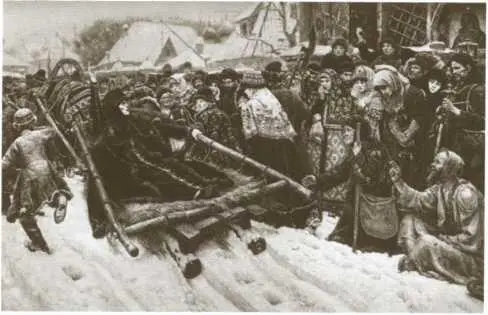 Боярыня Морозова Художник В И Суриков Боровские мученицы Ф П Морозова - фото 29