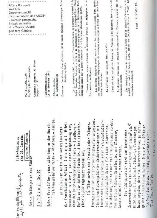 Документ по делу Рене Буске генерального секретаря французской полиции В - фото 41