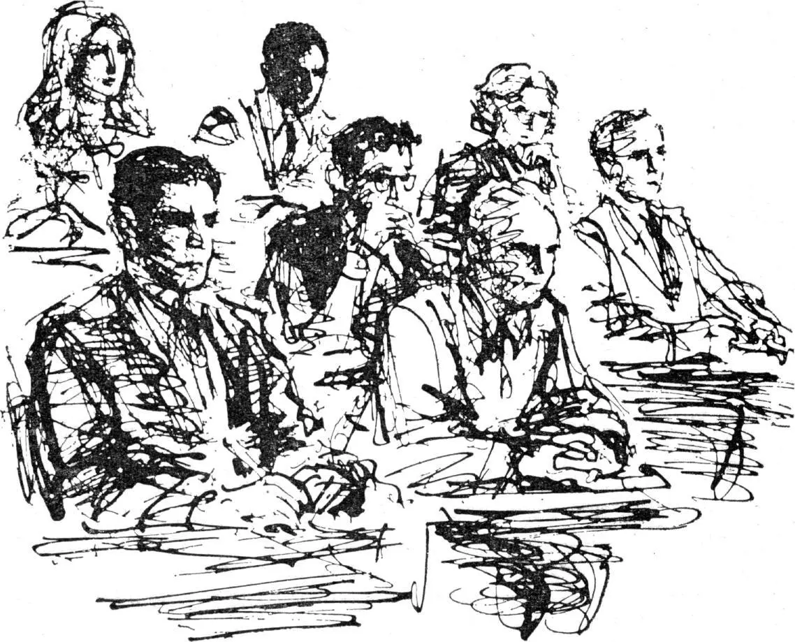 1 Семеро студентов занимались в семинаре по политической теории руководимом - фото 5