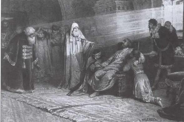 Смерть Бориса Годунова Художник К В Лебедев Въезд Лжедмитрия в Москву 20 - фото 3