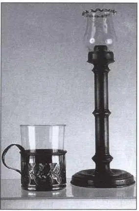 Стакан с подстаканником и подсвечник И А Гончарова Шкафчик из кабинета И А - фото 11