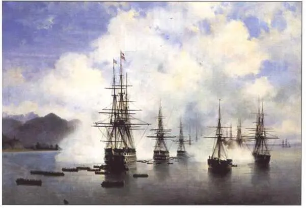 И К Айвазовский Десант HH Раевского в Субаши 1839 г И К Айвазовский - фото 13