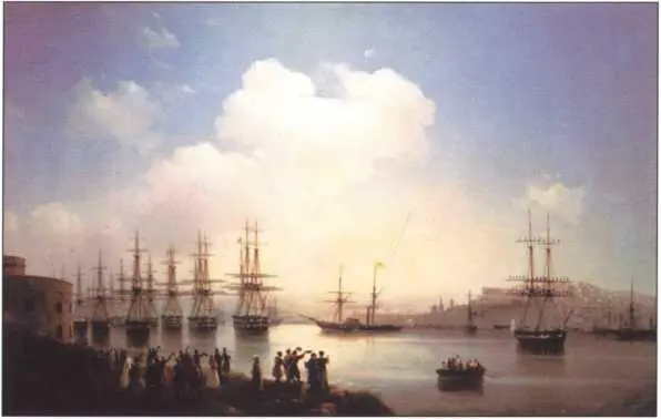 И К Айвазовский Русская эскадра на севастопольском рейде 1846 г И К - фото 25