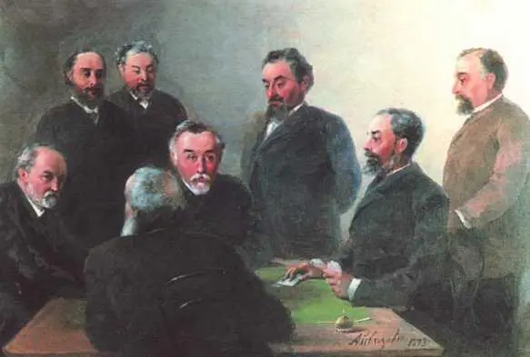 И К Айвазовский Автопортрет в кругу друзей 1893 г Памятник И К - фото 40