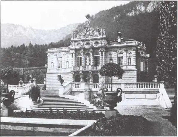 Замок Линдерхоф Фотография 1887 г Замок Херренкимзее Фотография автора - фото 21