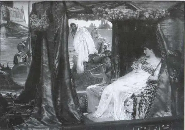 Антоний и Клеопатра Художник Л АльмаТадема Цезарь и Клеопатра Художник А - фото 17