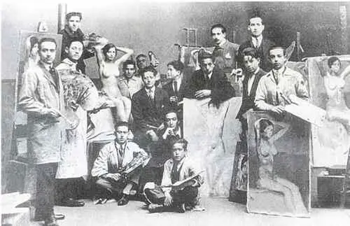 Дали на занятиях живописью Париж в 1920х гг Буньюэль Дали и Ана Мария - фото 6