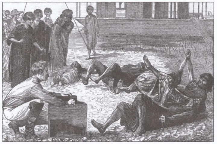 Франция несет прогресс в колонии Пытки туземцев током от гальванической - фото 19