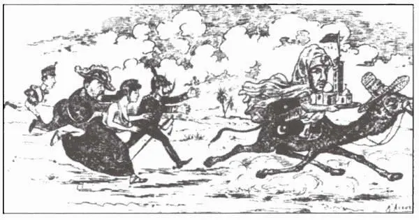 Борьба за Марокко Карикатура начала XX в Французский броненосец Триден - фото 20