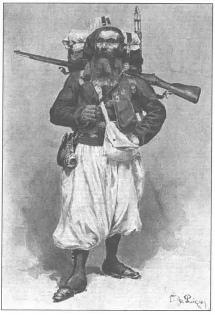 Военнослужащий легкой пехоты во французских колониальных войсках зуав Алжир - фото 26