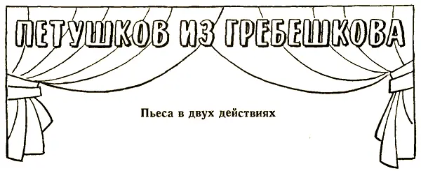 ДЕЙСТВУЮЩИЕ ЛИЦА Серёжа Петушков ученик 3го класса житель деревни - фото 10