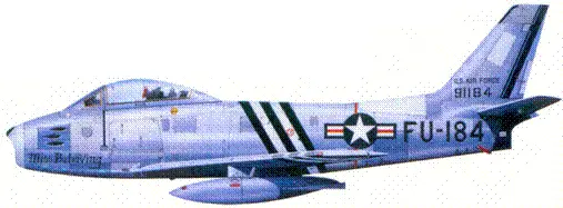 F86A 1го лейтенанта Ричарда С Биккера Оставшиеся в живых ветераны - фото 104