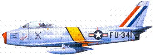 F86F майора Джеймса П Хагерстрома F84E лейтенанта Джэкоба Кратта В29В - фото 185