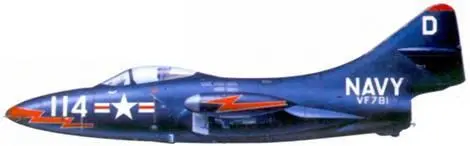 F9F лейтенанта Миддлтона Си Фьюри FBMkII лейтенанта Питира Кармичела - фото 190