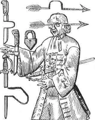 Средневековый иллюзионист и его аппаратура Гравюра XVII в Общественное мнение - фото 11