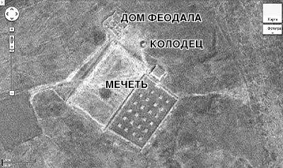 Рис 107 Мы обозначили на аэрофотоснимке расположение Билярской Каабы - фото 107
