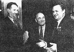 1959 год XXI съезд КПСС И В Курчатов Б Л Ванников К И Щелкин Отец - фото 15