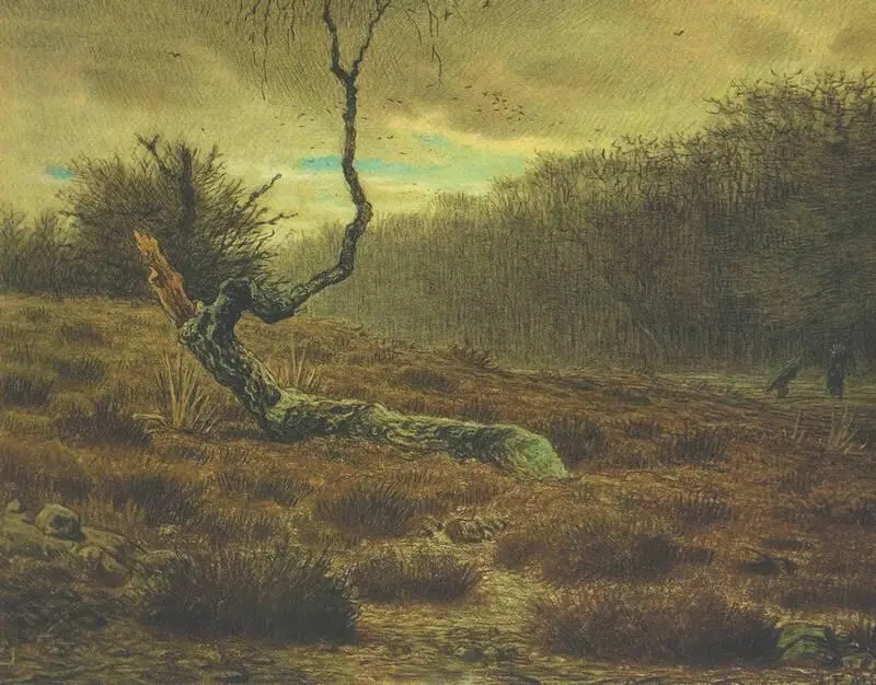Ж Ф Милле Мертвая береза перекресток Эпин лес Фонтенбло 18661867 - фото 76