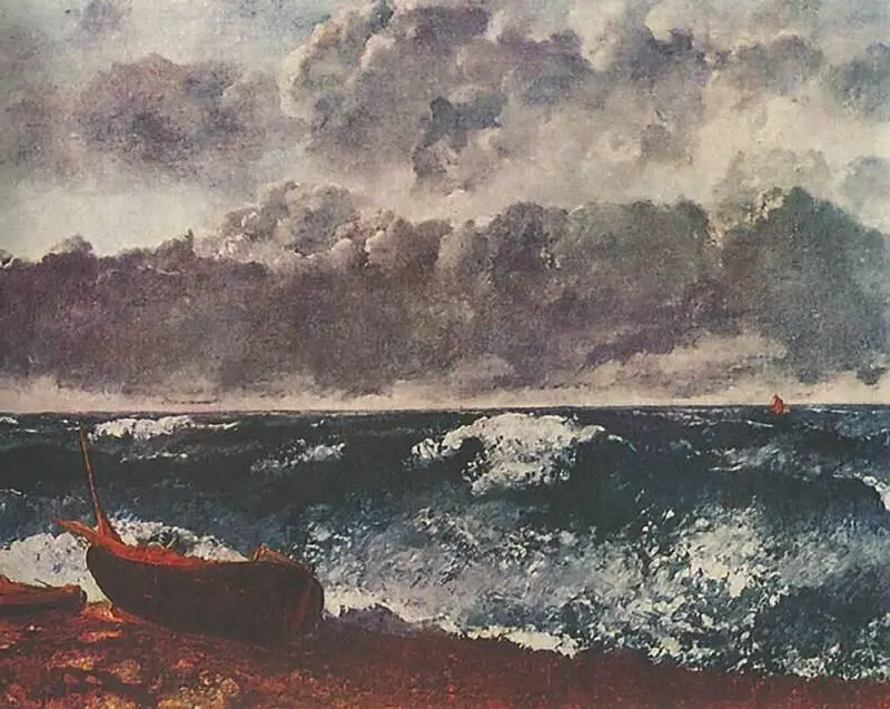 Г Курбе Волна 1870 Лувр Париж Пейзажи Курбе живописный гимн природе - фото 81