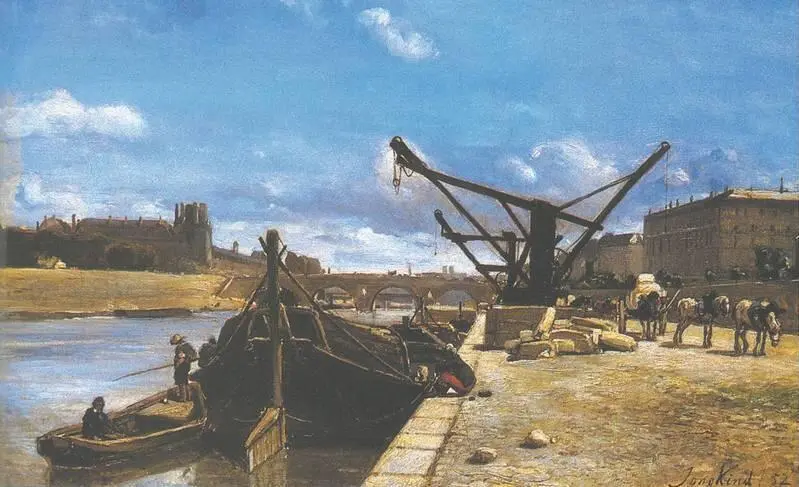 Я Йонгкинд Набережная Орсэ 1852 Музей Салье БаньердеБигор В 1855 году - фото 82