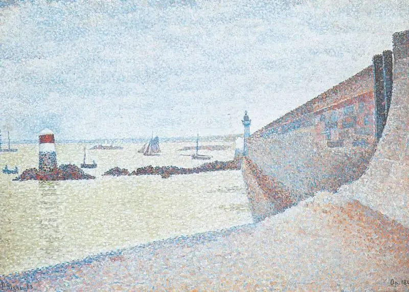 П Синьяк Дамба в Портриё 1888 Музей КрёллерМюллер Оттерло Живописец - фото 114