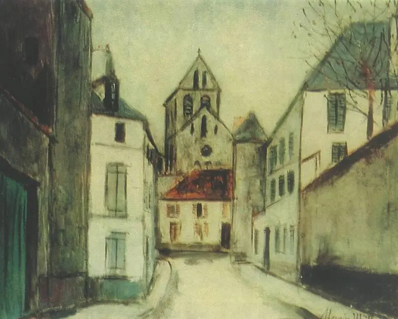 М Утрилло Церковь на окраине 19171918 Национальный музей современного - фото 128