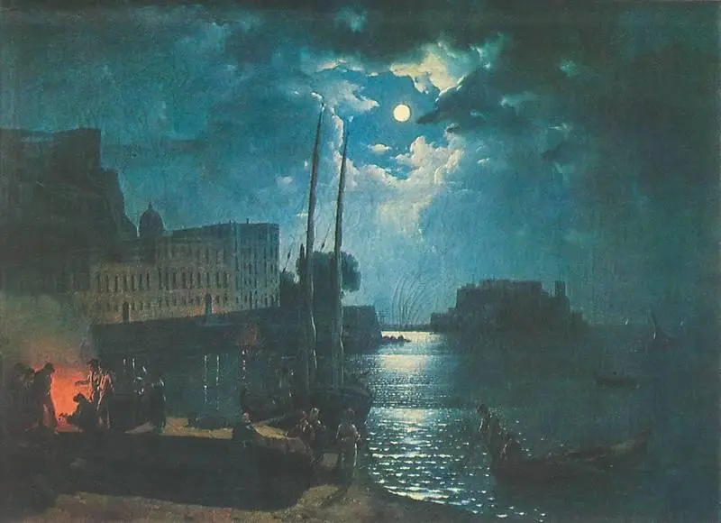 С Ф Щедрин Лунная ночь в Неаполе 18281829 Русский музей - фото 151