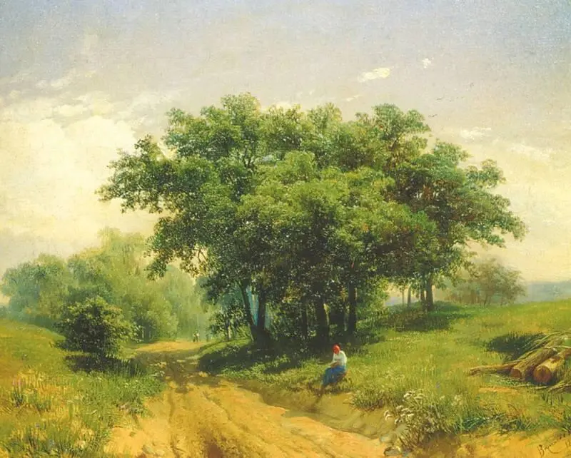 Ф А Васильев Летний жаркий день 1869 Ф А Васильев Волжские - фото 167