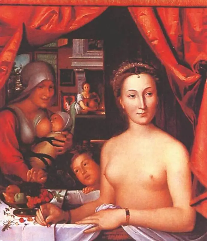 Ф Клуэ Купающаяся женщина ок 1571 Национальная галерея Вашингтон - фото 63